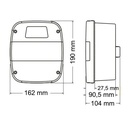 FARO TRASERO RECTANGULAR CON VENTANA