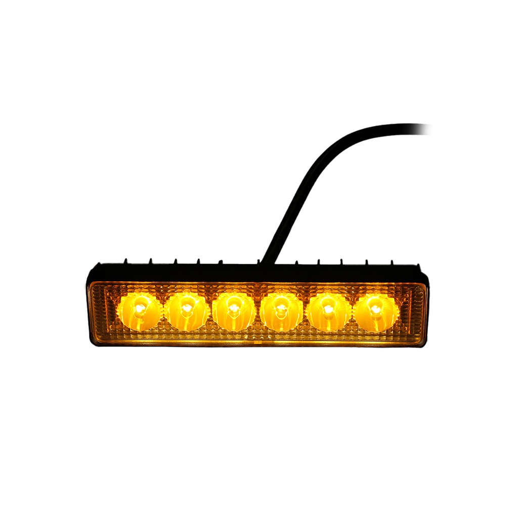 FARO DE LED UNIVERSAL RECTANGULAR 18 WT AMB