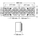 FARO TRASERO LED UNIVERSAL IZQUIERDO