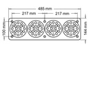 FARO TRASERO 4 LED UNIVERSAL