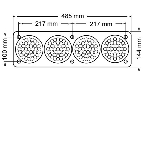 FARO TRASERO 20 LED UNIVERSAL