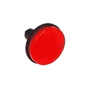 FARO TRASERO REDONDO MEDIANO CON ARO FLEXIBLE UNIPOLAR ROJA