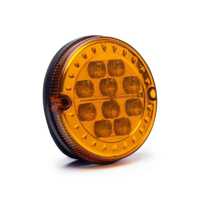 FARO TRASERO AMBAR INDV - 10 LED 24V