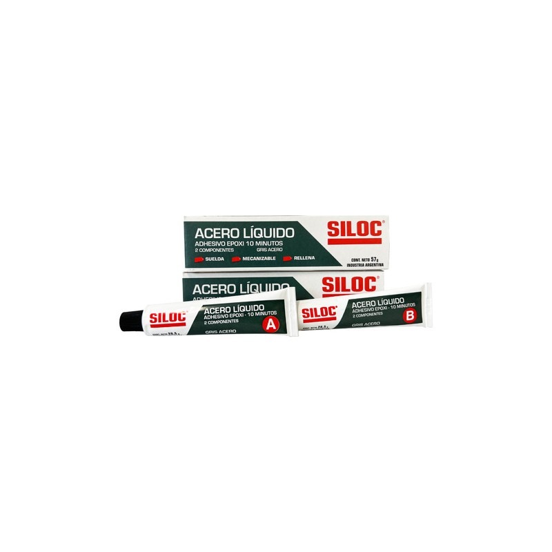ACERO LIQUIDO ADHESIVO 10 MINUTOS SILOC 57GR