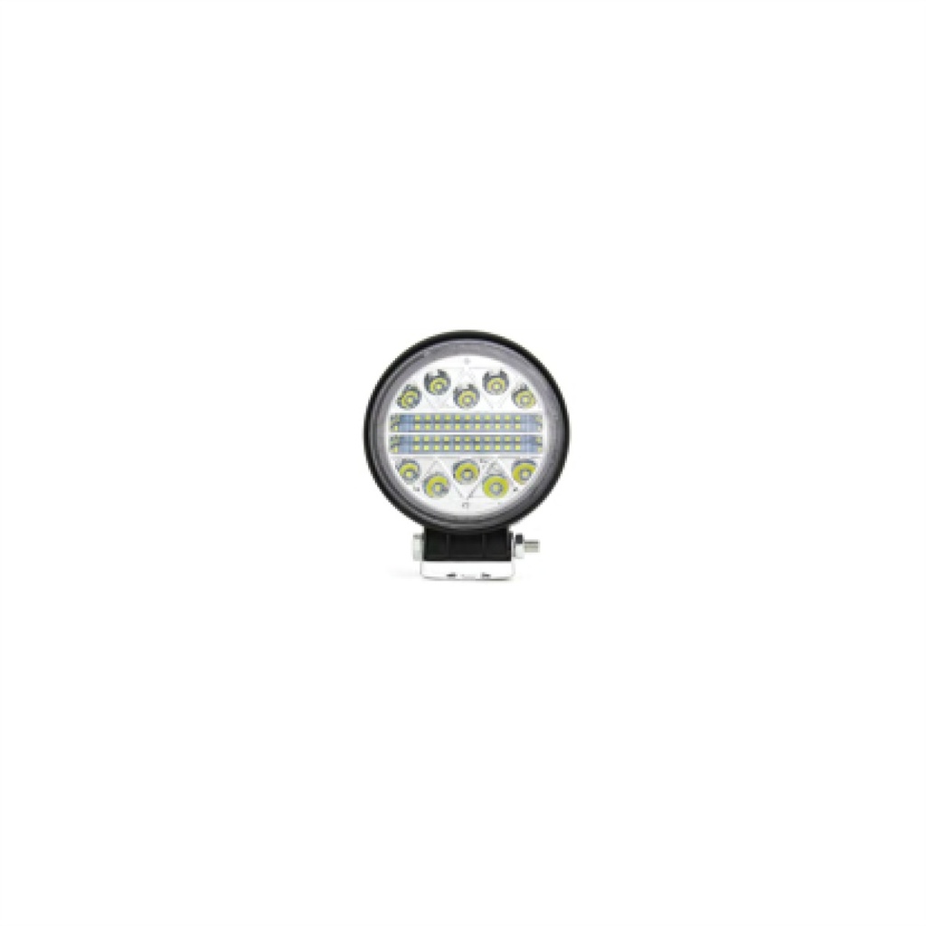 FARO DE LED REDONDO - 40 LED 90W MAS PLACA SMD UNO BLANCO 10.8x2x11CM