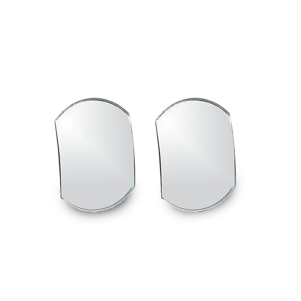 ESPEJO PUNTO CIEGO 4 X 5 1/2 OVALADO BORDE PLASTICO METALICO PLATEADO UNIVERSAL