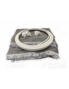 CORTINAS PARA CABINAS CON RIEL UNIVERSAL GRIS