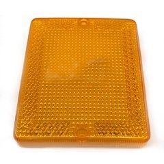 LENTE DE FARO RECTANGULAR 1400B AMBAR