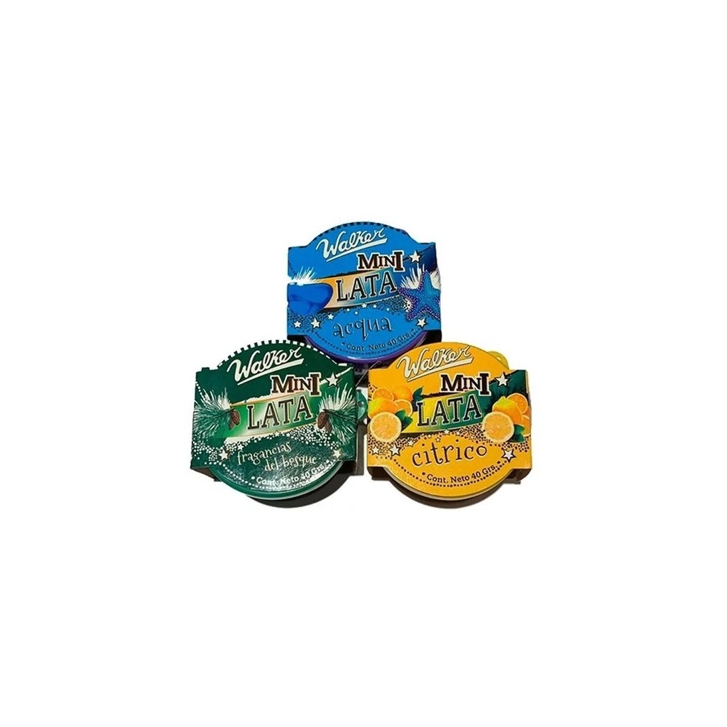 MINI LATA AROMATIZADORA WALKER 40GR