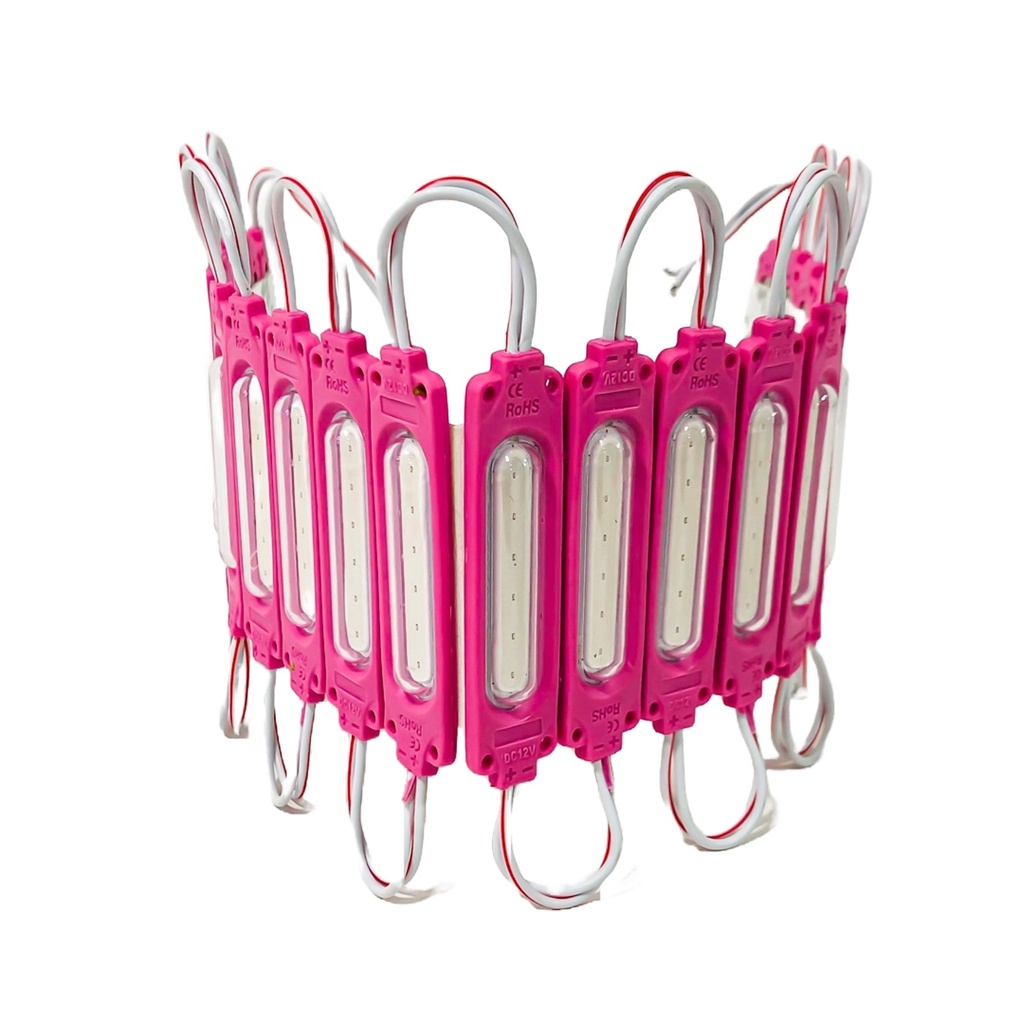 PLAQUETAS LED COLOR VIOLETA 12V RIGIDA