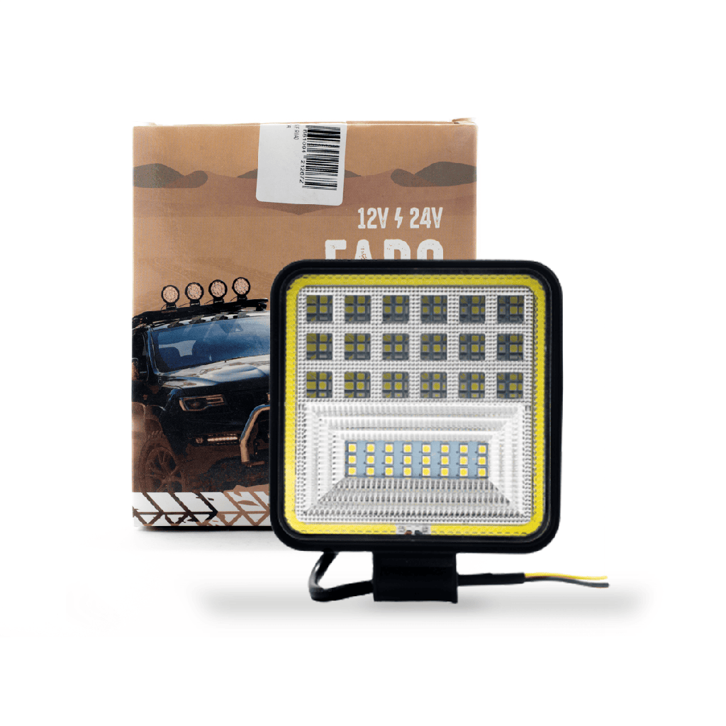 FARO DE LED UNIVERSAL CUADRADO 36 WATTS