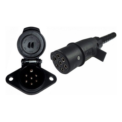 ENCHUFE ACOPLADO COMPLETO 7 VIAS PLASTICO (NO INTERCAMBIABLE CON DM)