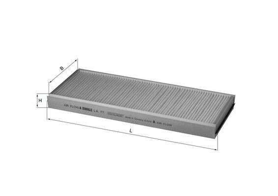 FILTRO HABITACULO FORD CARGO 33CM ALTO LA77