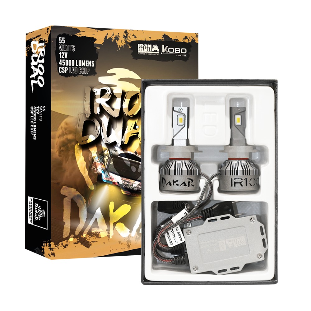 CREED LED H7 BLANCO / AMBAR DAKAR  45000 LUMENS 55 WATTS 12V