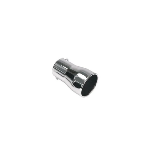 TERMINAL DE ESCAPE CROMADO CORTO 4 1/2 PULGADAS RECTO