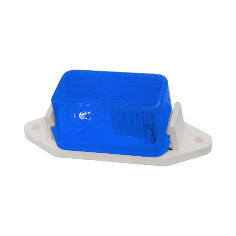 FARO POSICION RECTANGULAR AZUL