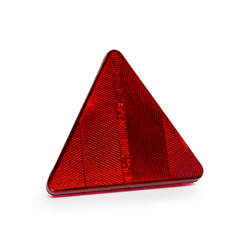 FARO REFLECTIVO TRIANGULAR ROJO AUTOADHESIVO