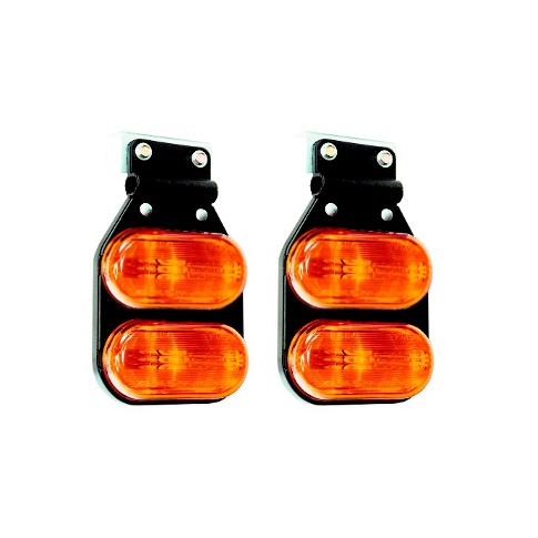 FARO FLEXIBLE DOBLE AMBAR - AMBAR