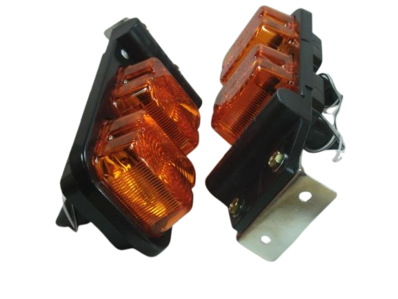 FARO FLEXIBLE DOBLE AMBAR - AMBAR