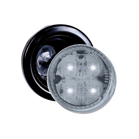 [BA3030 E C] FARO ELECTRONICO BIVOLTAJE 12V - 24V CRISTAL