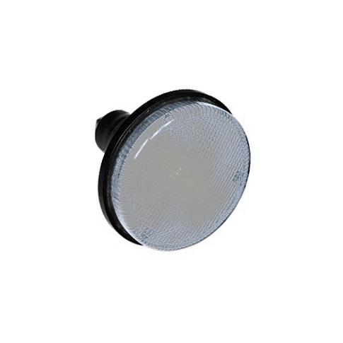 [BA1810S C] FARO TRASERO REDONDO MEDIANO CON ARO FLEXIBLE UNIPOLAR CRISTAL