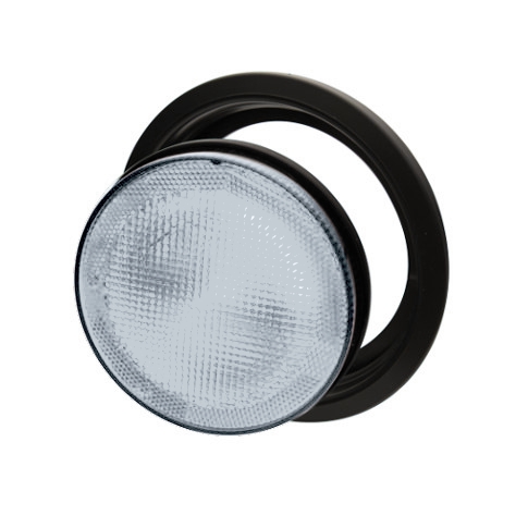 [BA1800S C] FARO TRASERO UNIPOLAR CRISTAL CON ARO FLEXIBLE