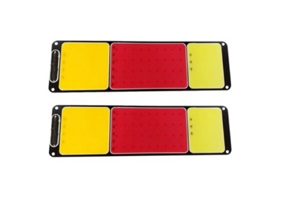 [00481/13 TRUCK-TRI24V] FAROS PLAQUETAS LED EL PAR TRASEROS 24V
