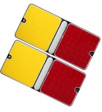 [BI12V / 54] FAROS PLAQUETAS LED TRASEROS 12 Y 24 VOL - EL PAR