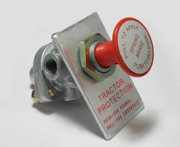 [2001502 / 2 - 00538] FRENO MANO BOTON UNIVERSAL C/PANEL DE ALUMINIO