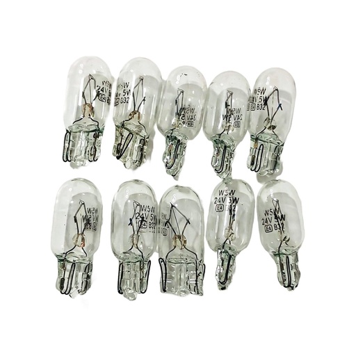 [00309/13 KO13961PR] FOCO PIOJITO W5W 24V 5W 2821 BLANCA SIN CULOTE