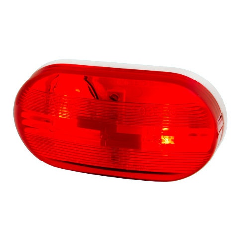 [BA1035LR] LENTE POSICION OVAL ROJO