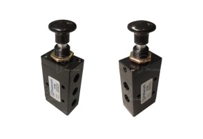[00668/2 - 2005144] VALVULA MANUAL 5/2 VIAS 1/8" - TIPO PULSADOR