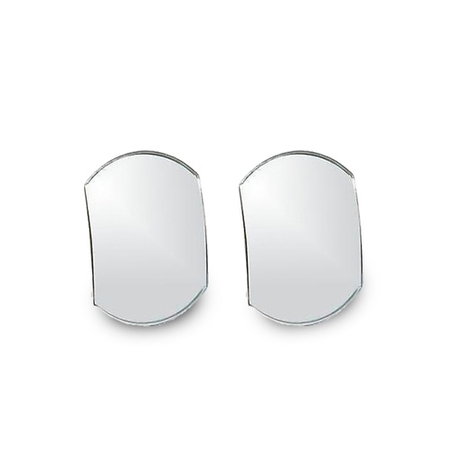 [00461/13 ESP010] ESPEJO PUNTO CIEGO 4 X 5 1/2 OVALADO BORDE PLASTICO METALICO PLATEADO UNIVERSAL