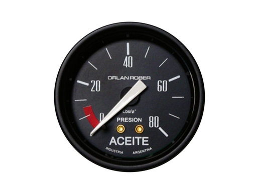 [00348/12 OR615 H 200] RELOJ MANOMETRO ACEITE 200PSI 52MM CLASICO