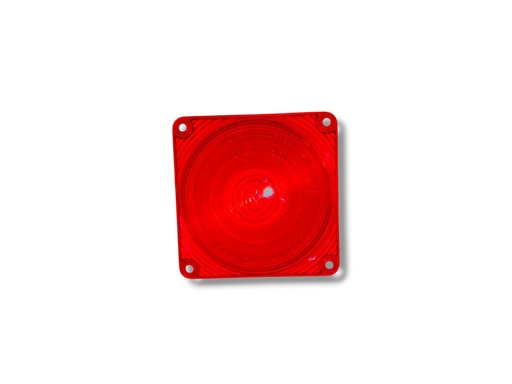 [BA105060L R] LENTE FARO 1050/60 ROJO
