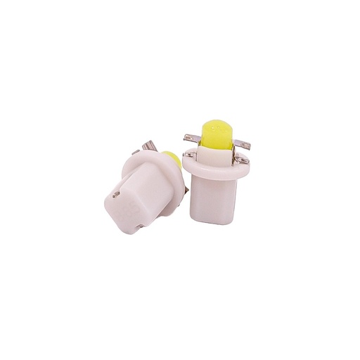 [00392/13 LED13597COB] LAMPARA FOCO CON PORTALAMPARA - BLANCO BLISTER X2 24V