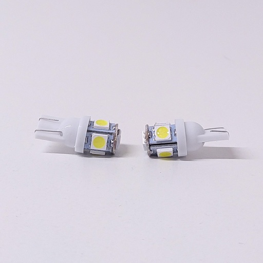 [00301/13 LED13961BLA5P] LAMPARA FOCO BLISTER X 2 BLANCO 24V SIN CULOTE