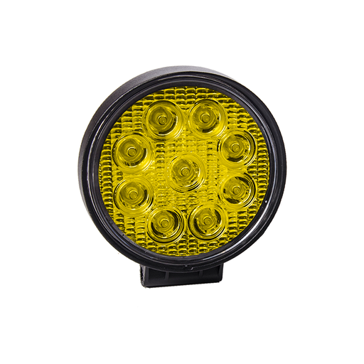 [DJ912AMB] FARO DE LED UNIVERSAL CIRULAR 27W  AMBAR 12V / 24V