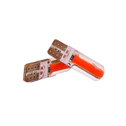 [00919/13 LED13961GELRO] LAMPARA SIN CULOTE LED ROJA SILICONADA 24V