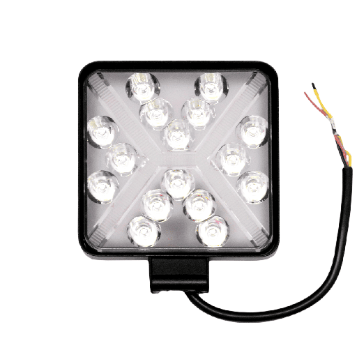 [00365/13 DJ1012ULTRA] FARO DE LED FARO DE LED CUADRADO - 16 LED 48W BLANCO