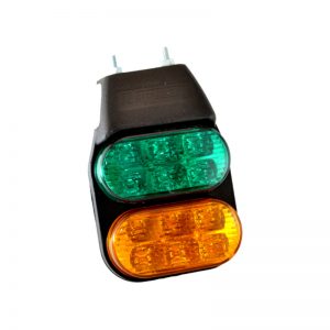 [AP 402-6LED VER/AMB] FARO LATERAL 6 LED AMB/VERDE 24V
