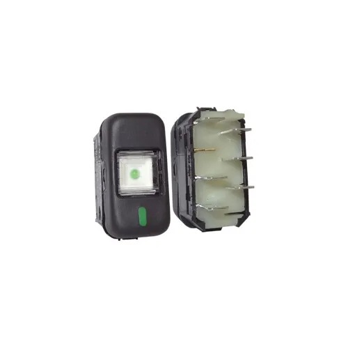 [90057/1 6885457214 90471] TECLA 12V. NEGRA / FARO ADICIONAL / 6 TERMINALES / 1 PUNTO MB 710