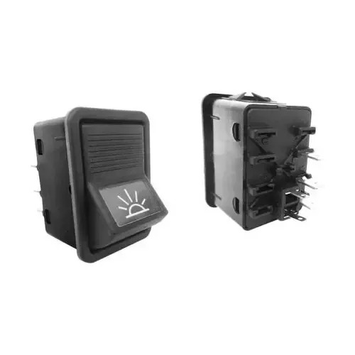 [90062/12 EM-13027] LLAVE TECLA 12V 24V MERCEDES BENZ CAMIONES LUZ INTERIOR