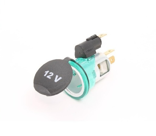 [43/01] TOMA CORRIENTE 12V UNIVERSAL C/TAPA GRABADA