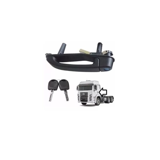 [60076/9 84591I/IMP] MANIJA EXTERIOR DE PUERTA IZQUIERDA CON LLAVE PARA VOLKSWAGEN CONSTELLATION