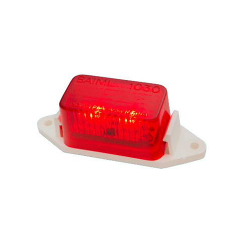 [BA1030R] FARO POSICION RECTANGULAR ROJO