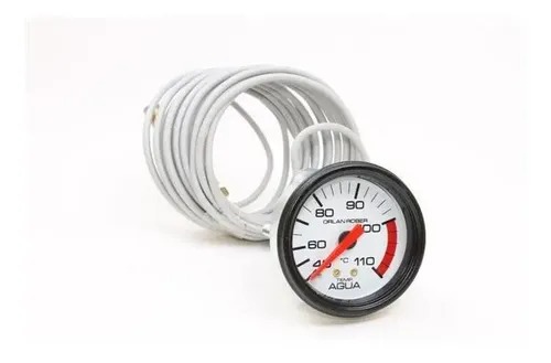 [30002/12 OR421H40] RELOJ TELETERMOMETRO AGUA OPCIONAL MECANICO 4 MTS 52MM FONDO BLANCO ARO NEGR
