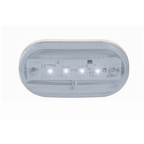 [BA1035E C] FARO ELECTRONICO 4 LEDS CRISTAL12/24V