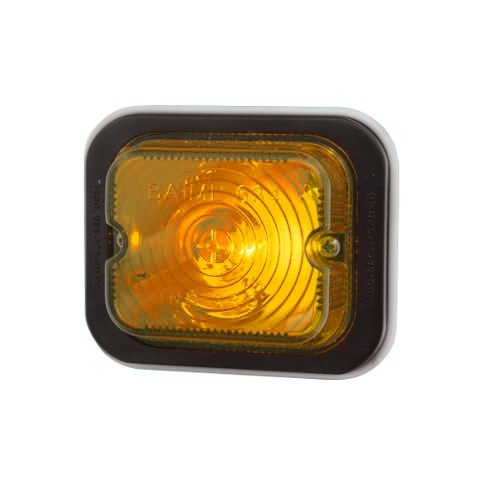 [00927/42 BA634A] FARO POSICION CUADRADO AMBAR